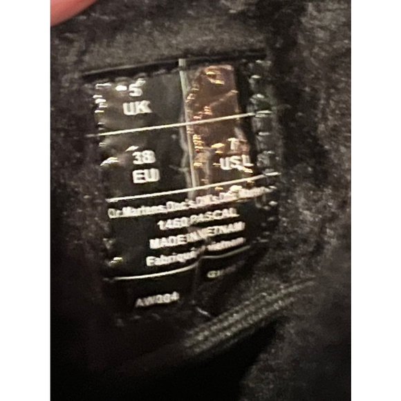 New Dr. Martens 1460 Pascal Faux Shearling Black Boots - Picture 7 of 12